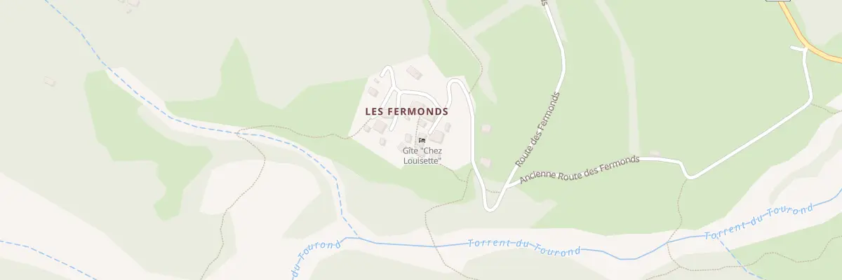 Plan du 5023 Les Fermonds à Champoléon