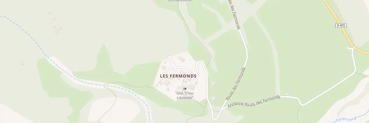 Plan du 5103 Les Fermonds à Champoléon
