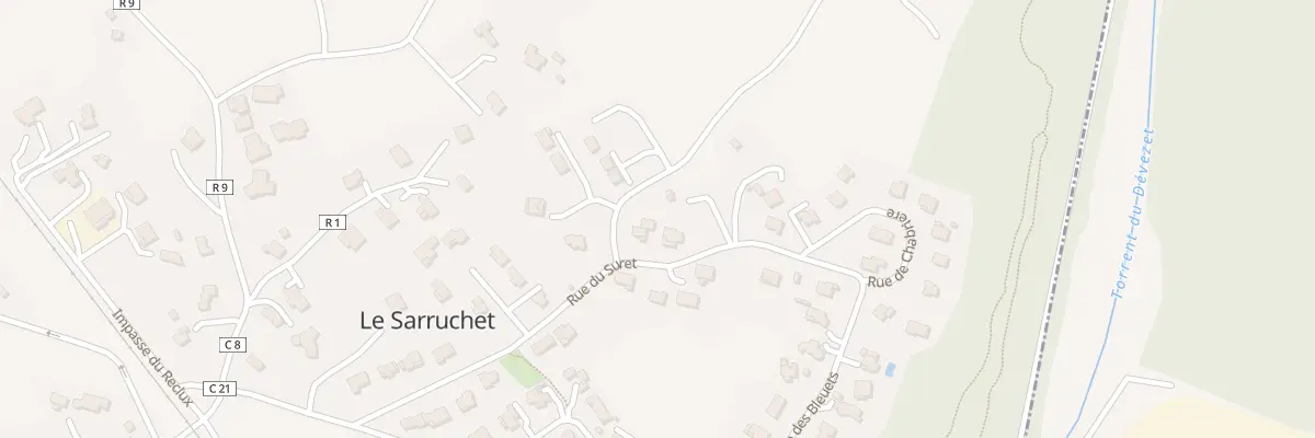 Plan du 5186 Rue de Chabrieres à Montgardin