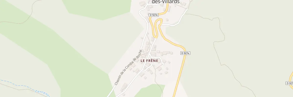 Plan du 42 Rte du Bessay à Saint-Alban-des-Villards