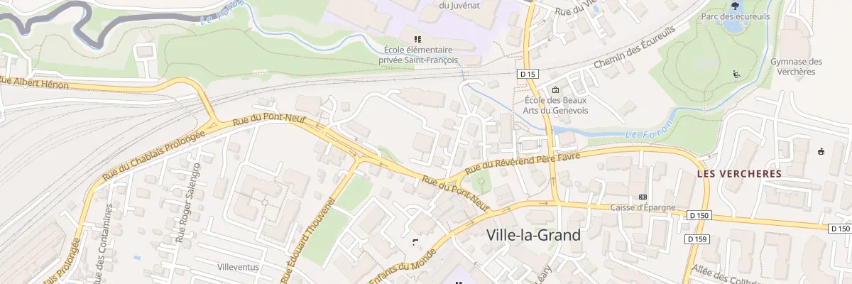 Plan du 2 Rue du Pont Neuf à Ville-la-Grand