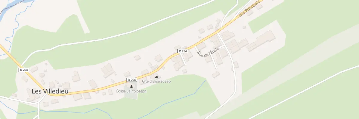 Plan du 30 Rue Principale aux Villedieu