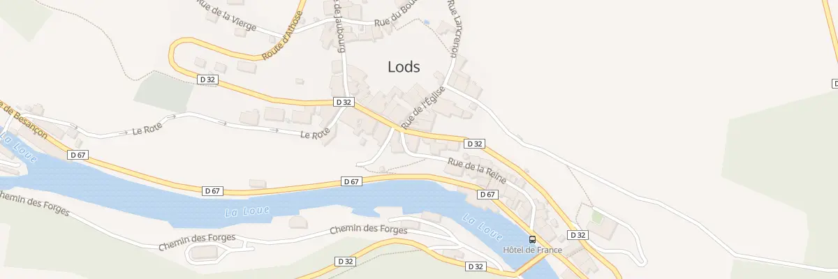 Plan du 13 Rue Commandant Vuillemin à Lods