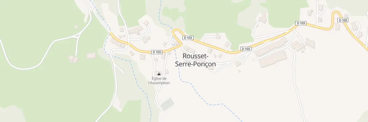 Plan du 5557 Le Village à Rousset-Serre-Ponçon
