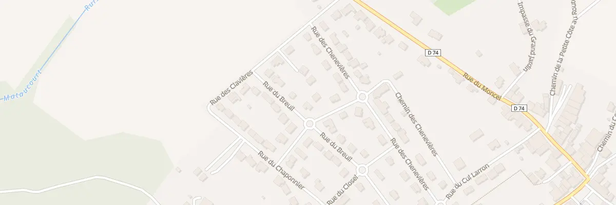 Plan du 14 Rue du Breuil à Tonnoy