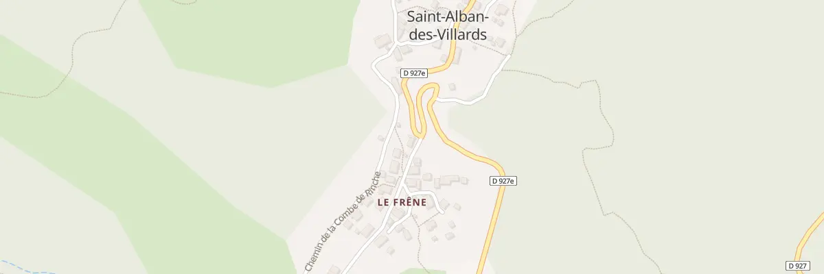 Plan du 9 Rte du Bessay à Saint-Alban-des-Villards