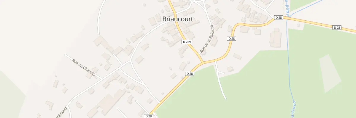 Plan du 1 Rue de la Mairie à Briaucourt