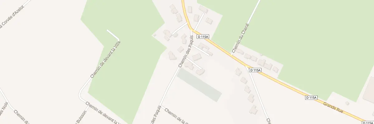 Plan du 395 Sur le Chemin des Paquis à Burthecourt-aux-Chênes