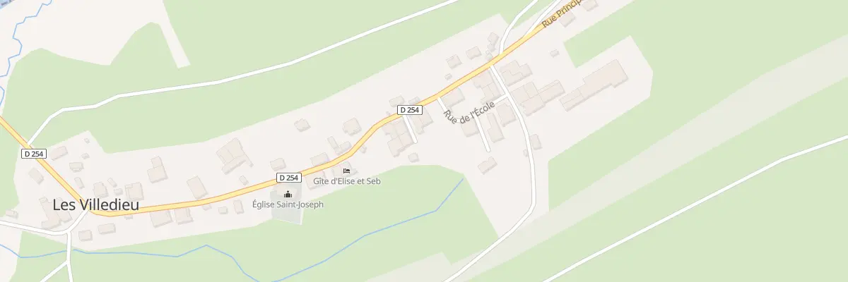 Plan du 2 Imp du Four aux Villedieu