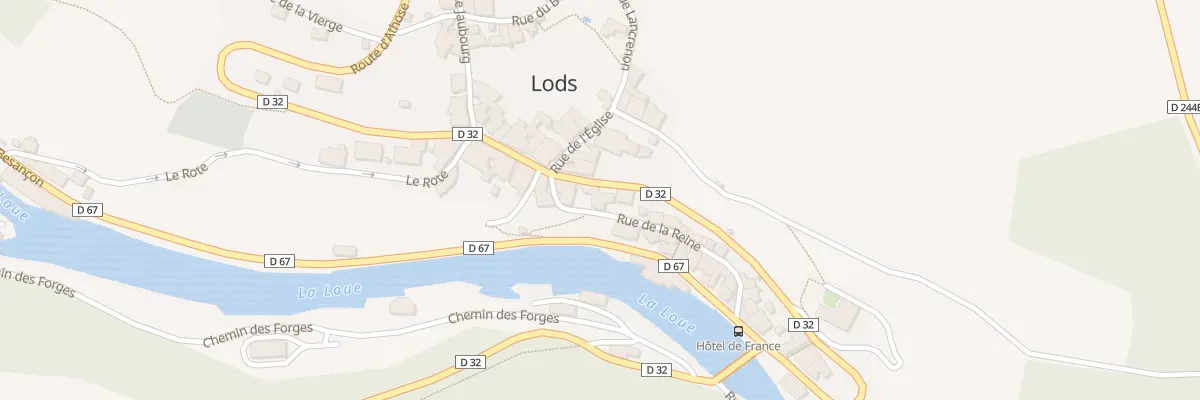 Plan du 9 Rue Commandant Vuillemin à Lods