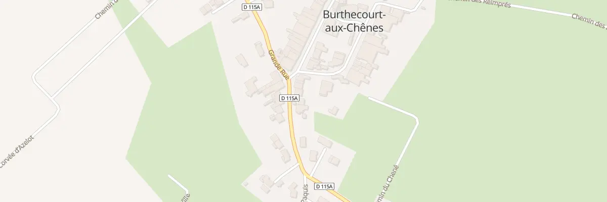 Plan du 9 Gr Grande Rue à Burthecourt-aux-Chênes