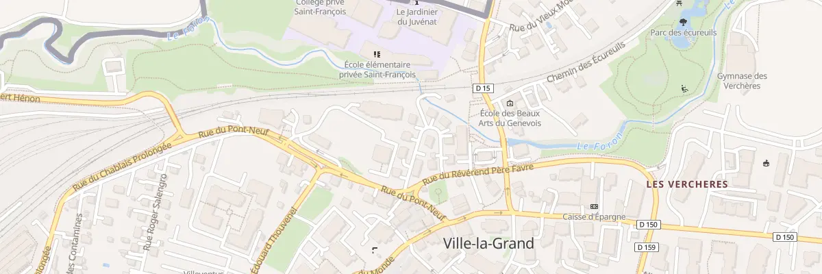 Plan du 5 Rue Reverend Pere Favre à Ville-la-Grand