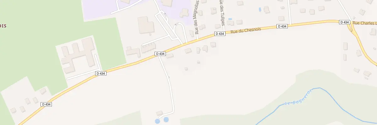 Plan du 25 Rue du Chesnois à La Vôge-les-Bains