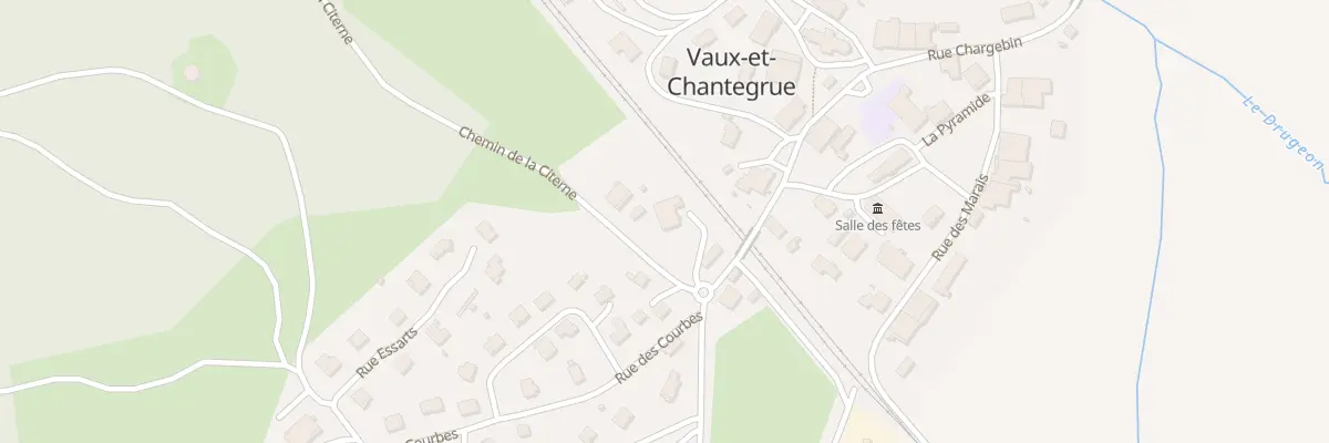 Plan du 22 Rue Chargebin à Vaux-et-Chantegrue