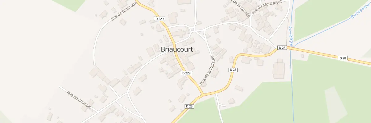 Plan du 4 Rue de la Mairie à Briaucourt
