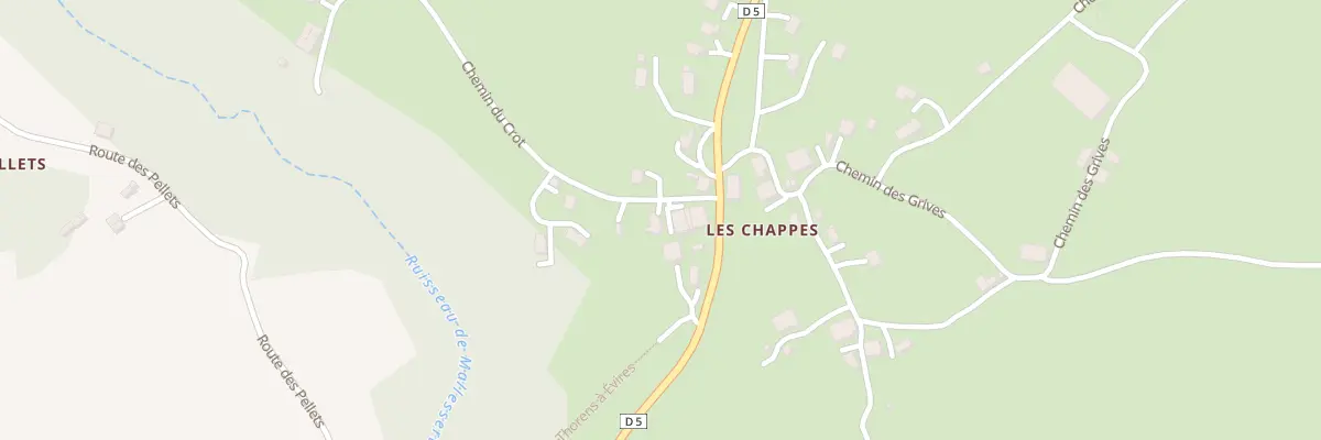 Plan du 41 Che du Crot à Fillière