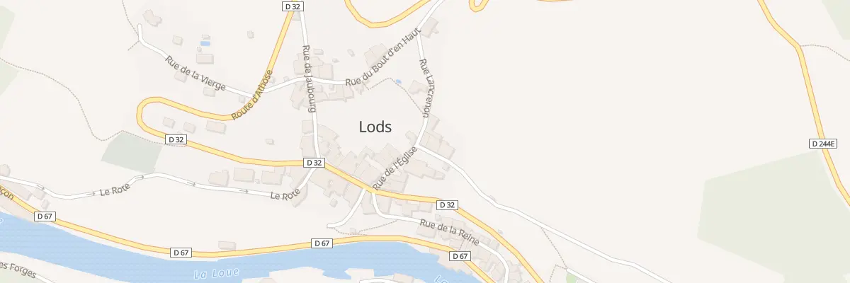 Plan du 2 Rue Lancrenon à Lods
