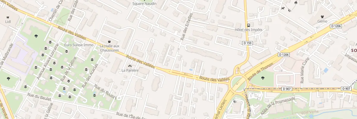 Plan du 4 Rue des Échelles à Annemasse