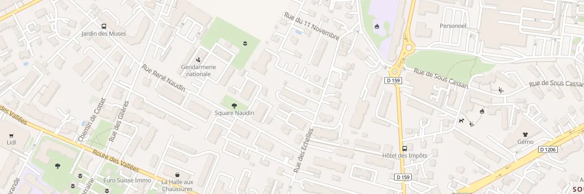 Plan du 13 Rue des Échelles à Annemasse
