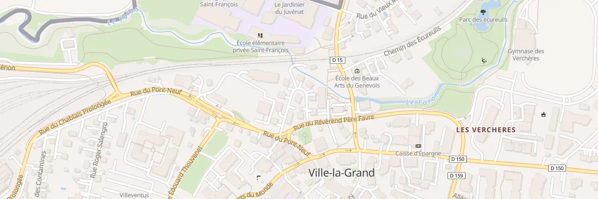 Plan du 4 Rue Reverend Pere Favre à Ville-la-Grand