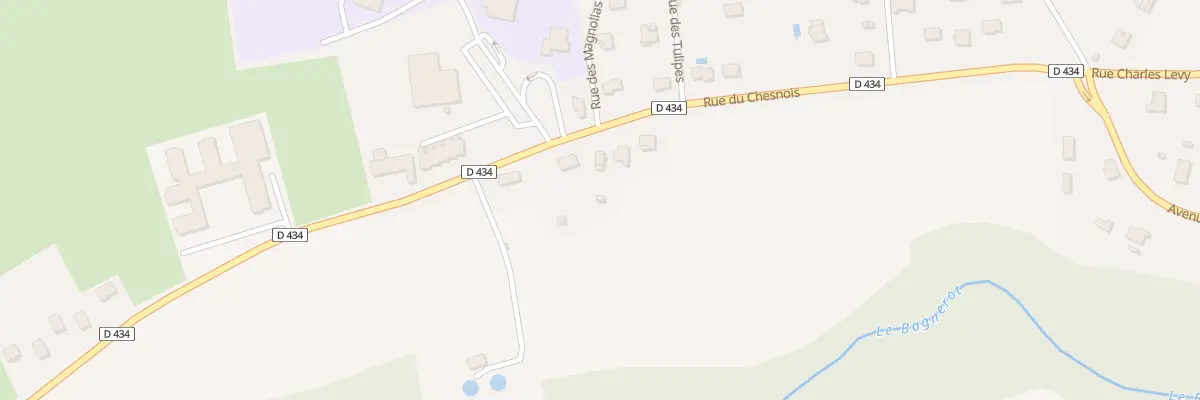 Plan du 23 Rue du Chesnois à La Vôge-les-Bains