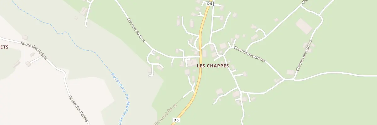 Plan du 35 Che du Crot à Fillière