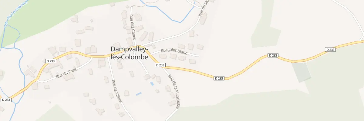 Plan du 5 Rue Jules Blanc à Dampvalley-lès-Colombe