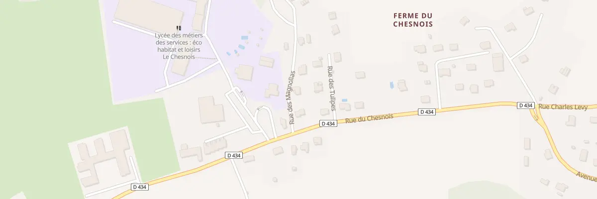 Plan du 2 Rue des Magnolias à La Vôge-les-Bains