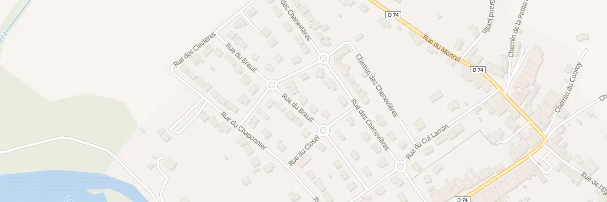 Plan du 10 Rue du Breuil à Tonnoy