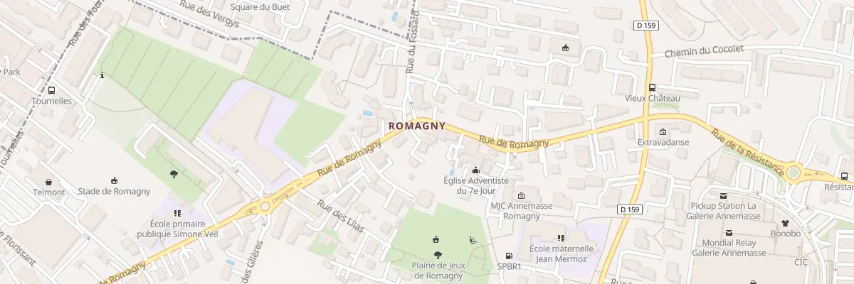 Plan du 62C Rue de Romagny à Annemasse
