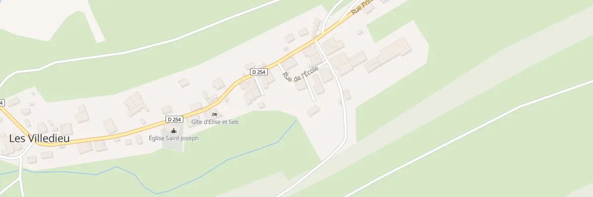 Plan du 2 Rue de l’Ecole aux Villedieu