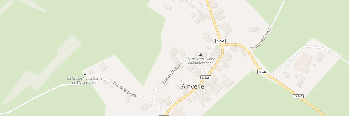 Plan du 4 Rue du Chateau à Ainvelle