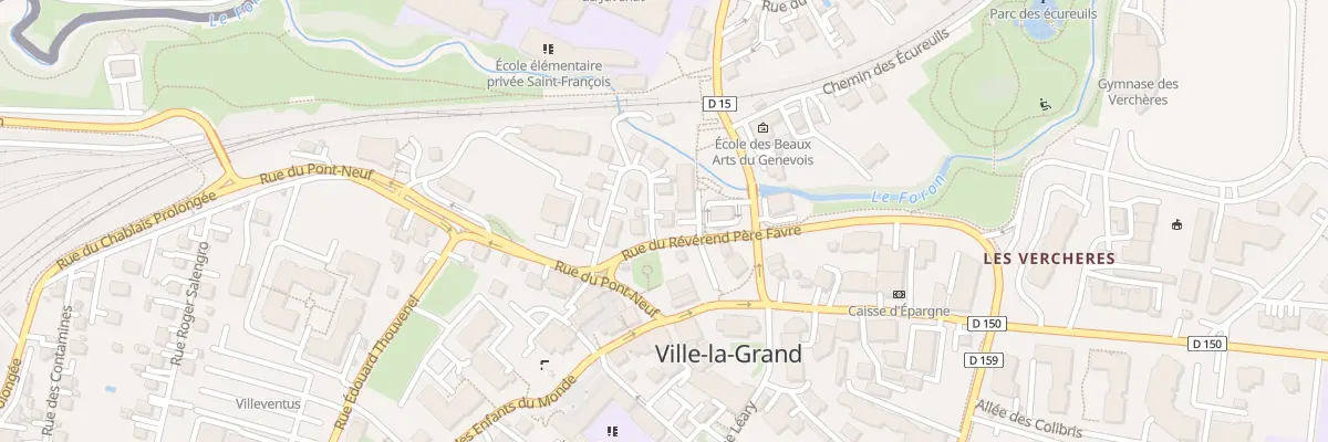 Plan du 17 Rue Reverend Pere Favre à Ville-la-Grand