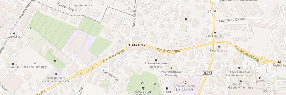 Plan du 68 Rue de Romagny à Annemasse