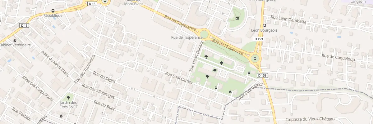 Plan du 14 Rue Henri Dunand à Ville-la-Grand