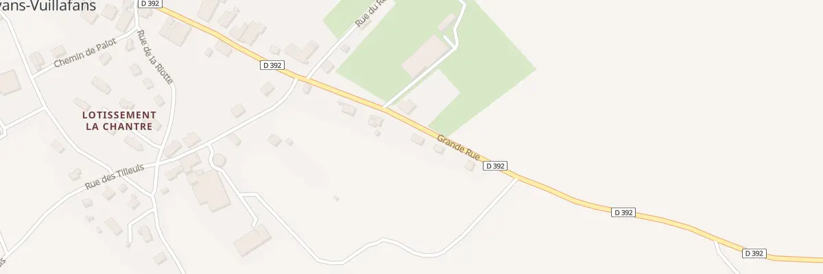 Plan du 40 Gr Grande Rue à Lavans-Vuillafans