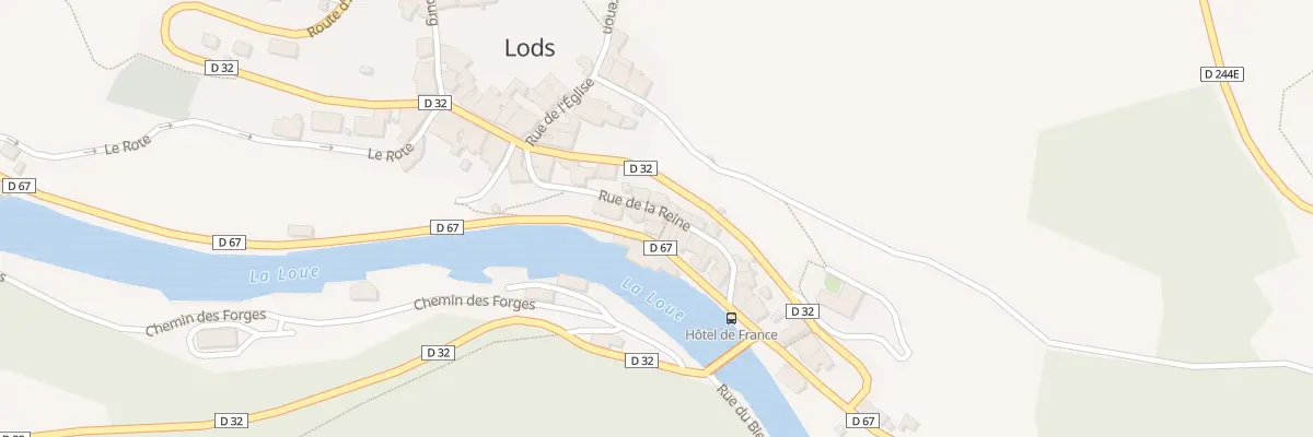 Plan du 19 Rue de Reine à Lods