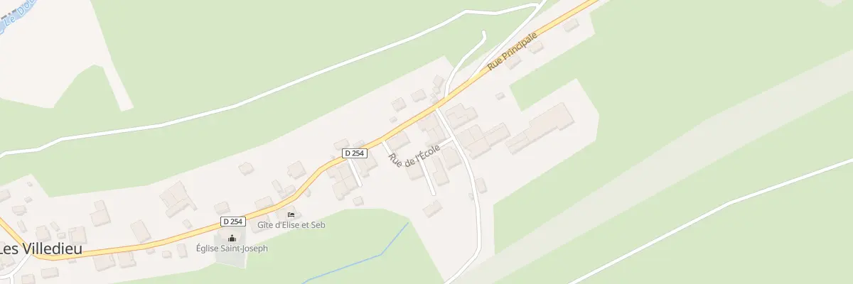 Plan du 3 Rue de l’Ecole aux Villedieu