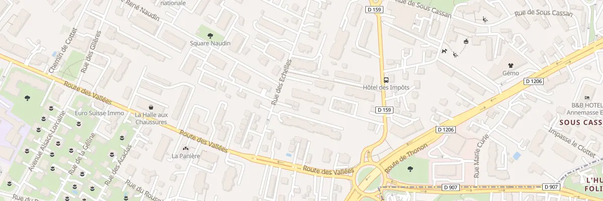 Plan du 14 Rue des Échelles à Annemasse