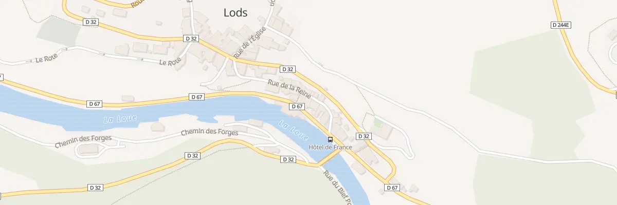 Plan du 18 Rte de Besançon à Lods
