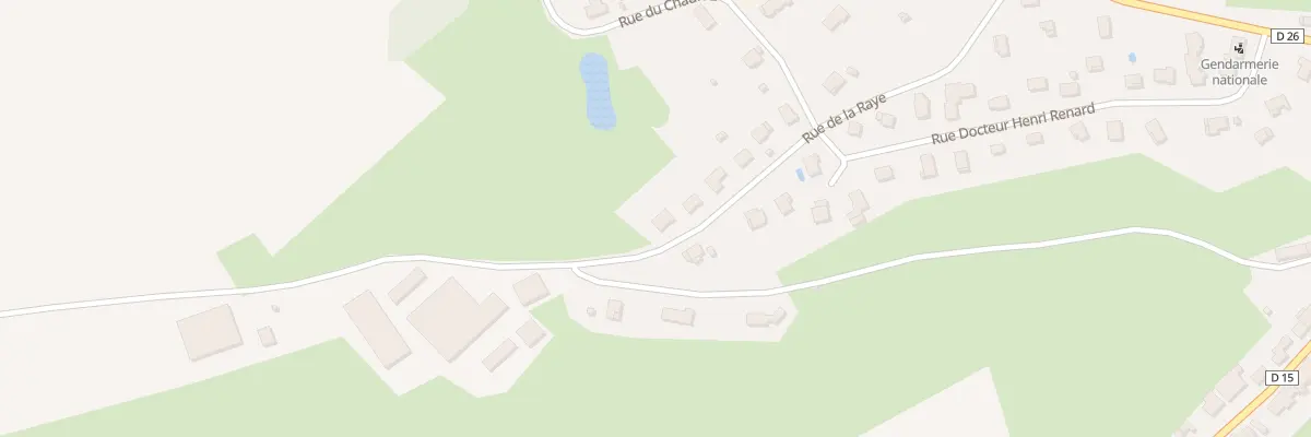 Plan du 14 Rue de la Raye à Montbozon