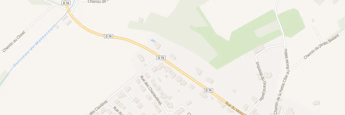 Plan du 50 Rue du Moncel à Tonnoy