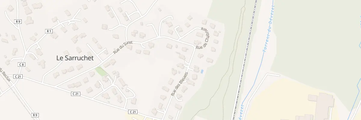 Plan du 5152 Saruchet à Montgardin