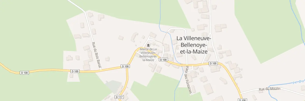 Plan du 3 Grand Rue à La Villeneuve-Bellenoye-et-la-Maize