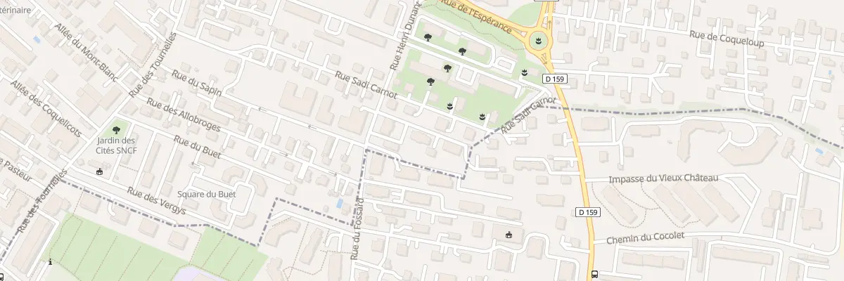 Plan du 4 Rue Henri Dunand à Ville-la-Grand