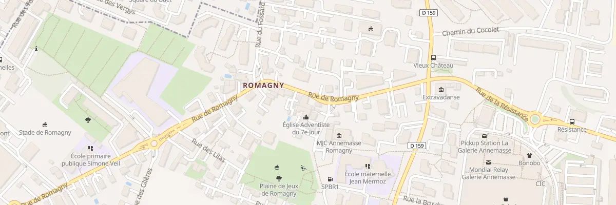 Plan du 78 Rue de Romagny à Annemasse