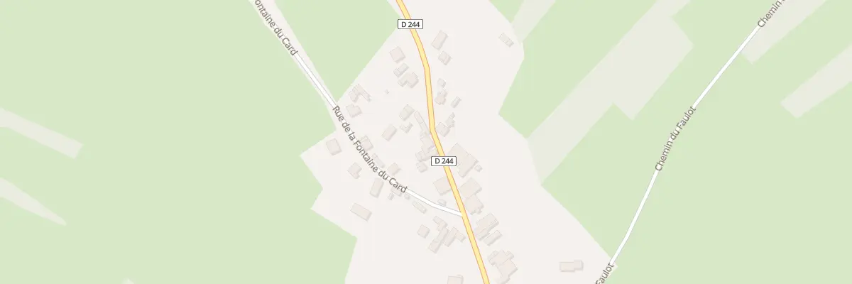 Plan du 16 Rue Eugène Maillot à Ainvelle