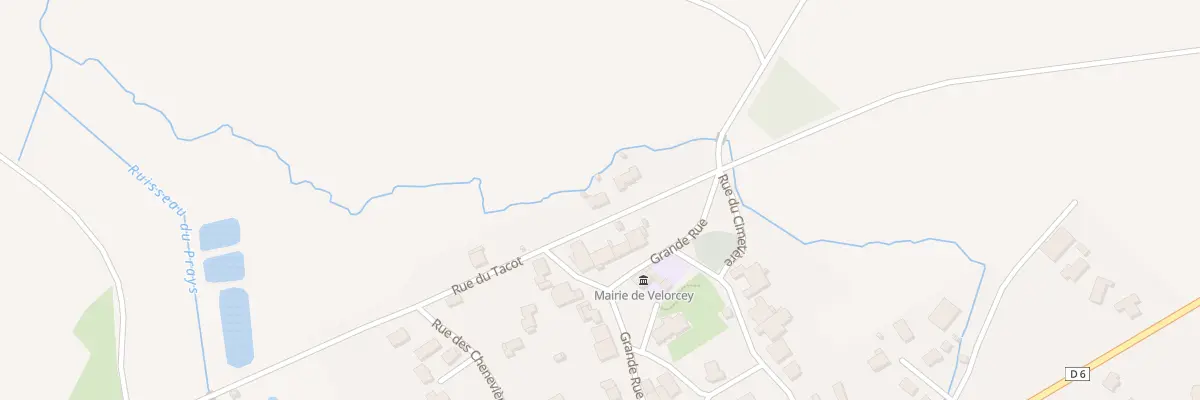 Plan du 4 Rue du Tacot à Velorcey