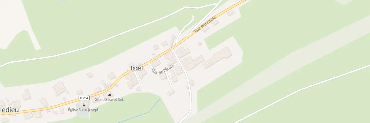 Plan du 3 Rue de la Vie Neuve aux Villedieu