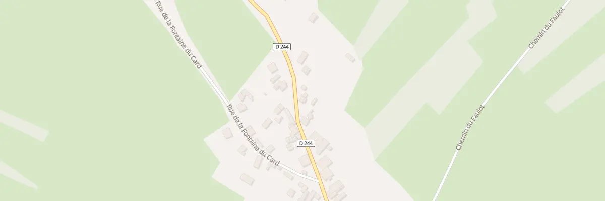 Plan du 11 Rue Eugène Maillot à Ainvelle